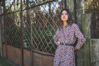 JODPUR MAXI DRESS HANIA BROWN