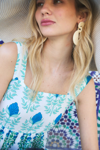 LILY MAXI DRESS RAHA BLUE