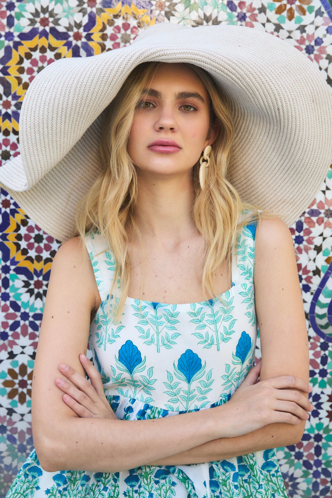 LILY MAXI DRESS RAHA BLUE