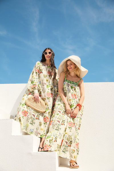 EMB NATASHA MAXI DRESS BOTANIC MULTI