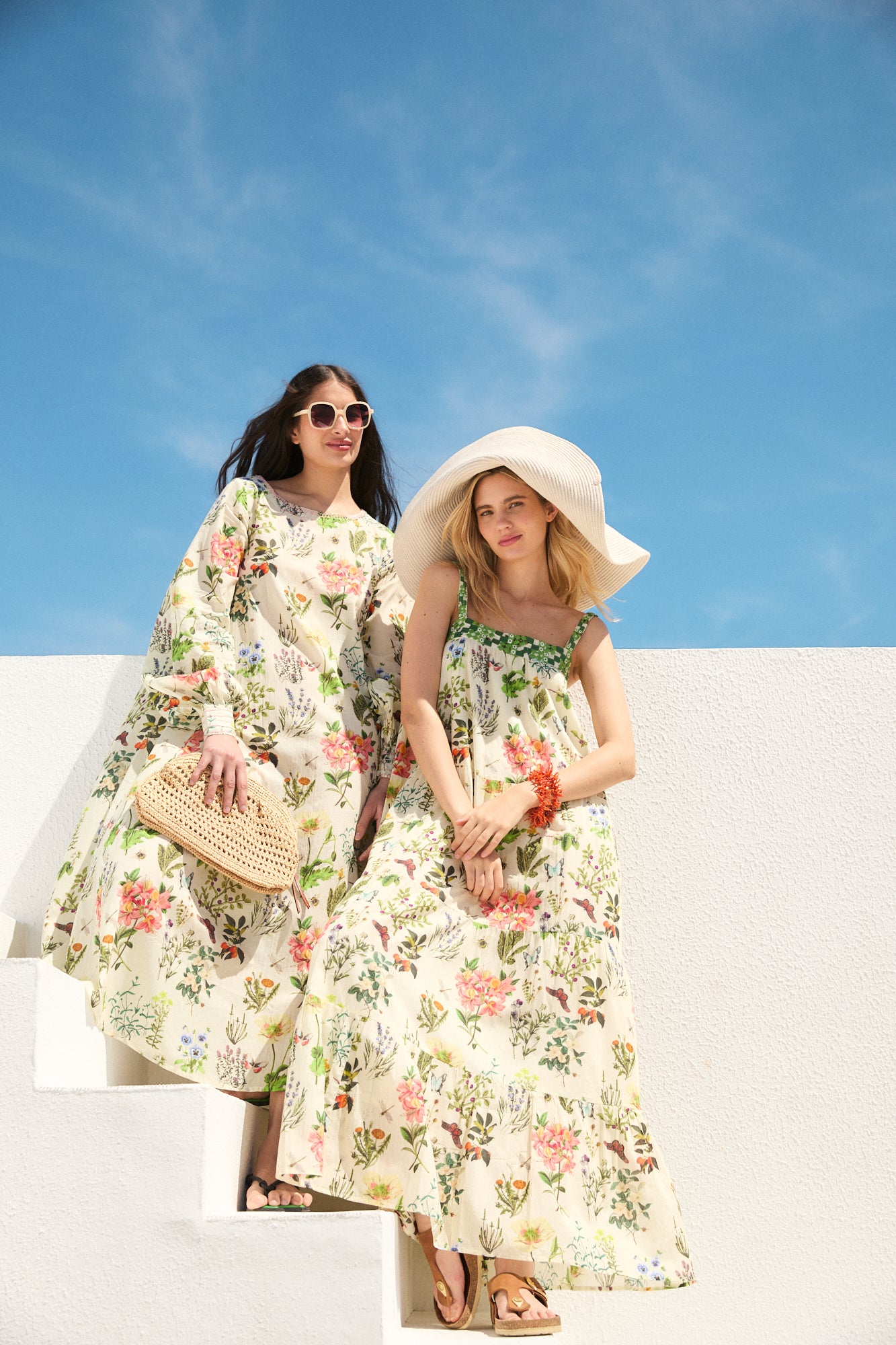 EMB NATASHA MAXI DRESS BOTANIC MULTI