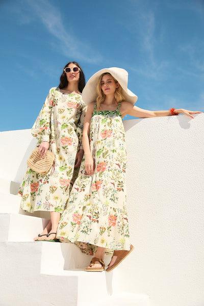 EMB NATASHA MAXI DRESS BOTANIC MULTI