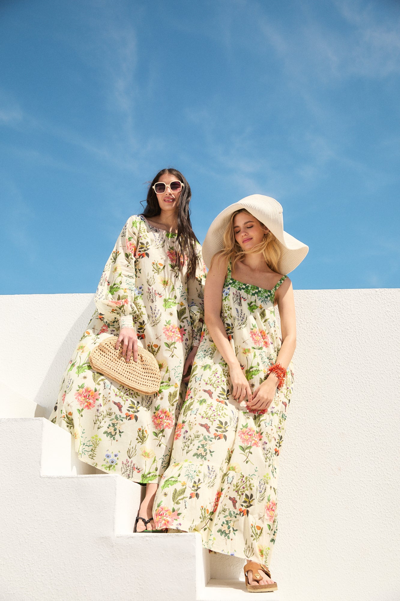 EMB NATASHA MAXI DRESS BOTANIC MULTI