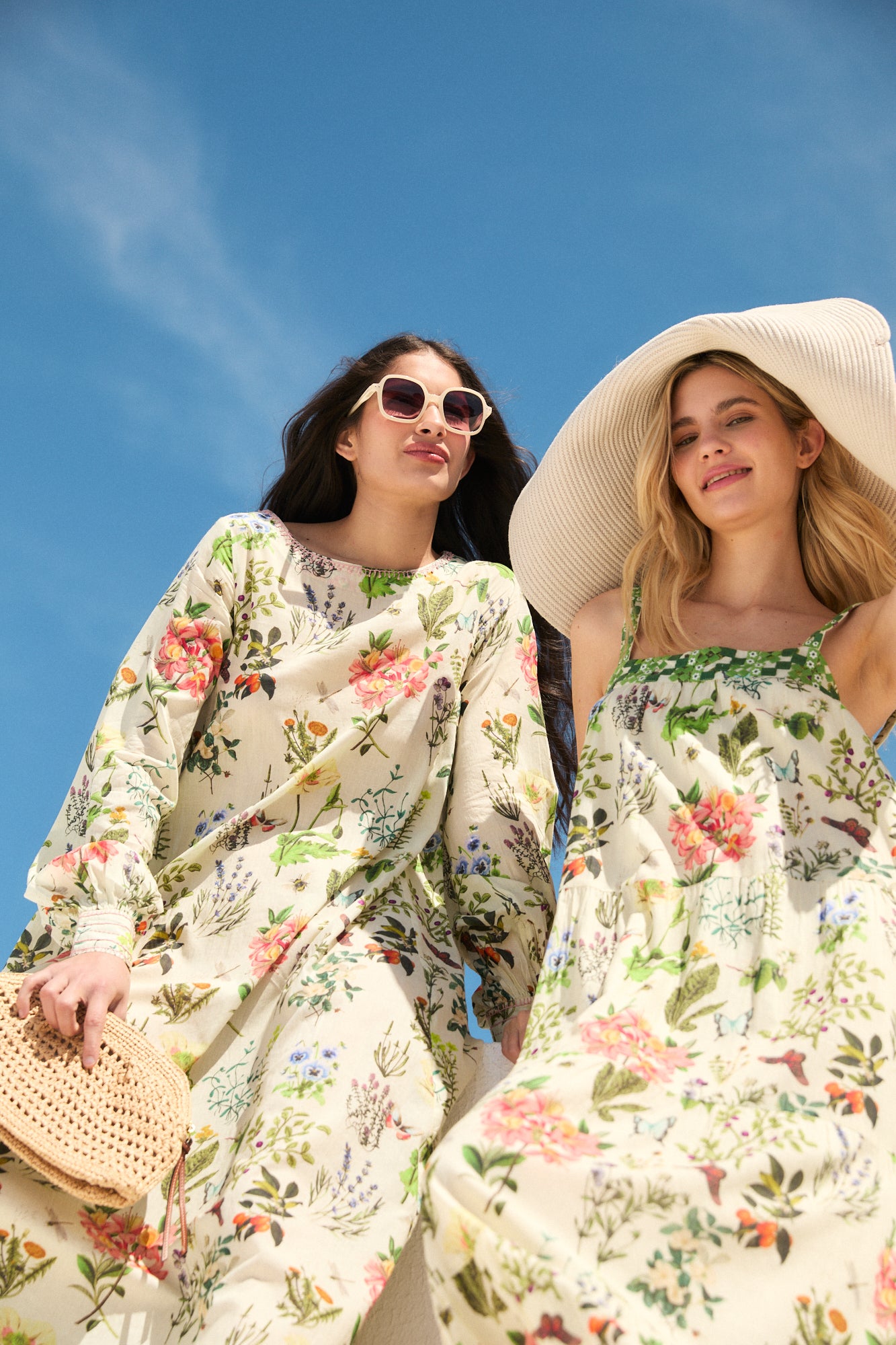 EMB NATASHA MAXI DRESS BOTANIC MULTI