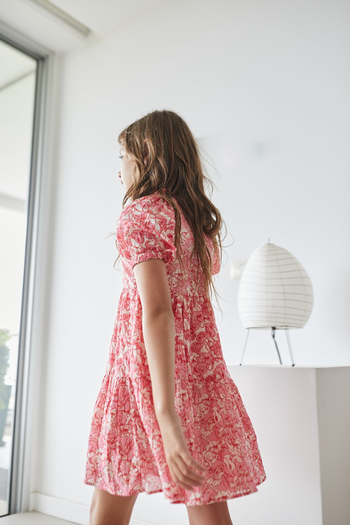 PERRY GIRLS DRESS DRESDEN  PINK