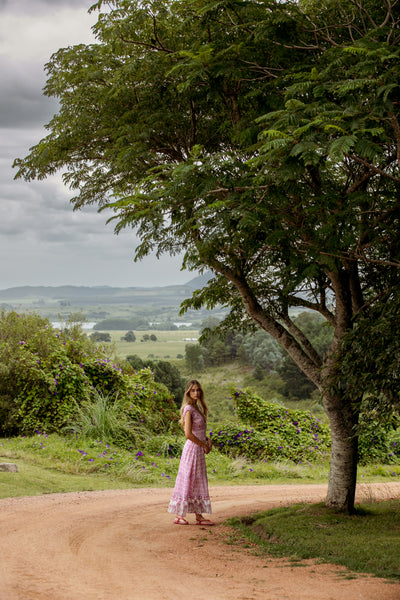 HILDA MIDI DRESS MIXCO PINK