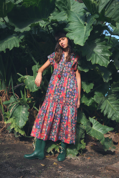MUMI MIDI DRESS YESHI RED