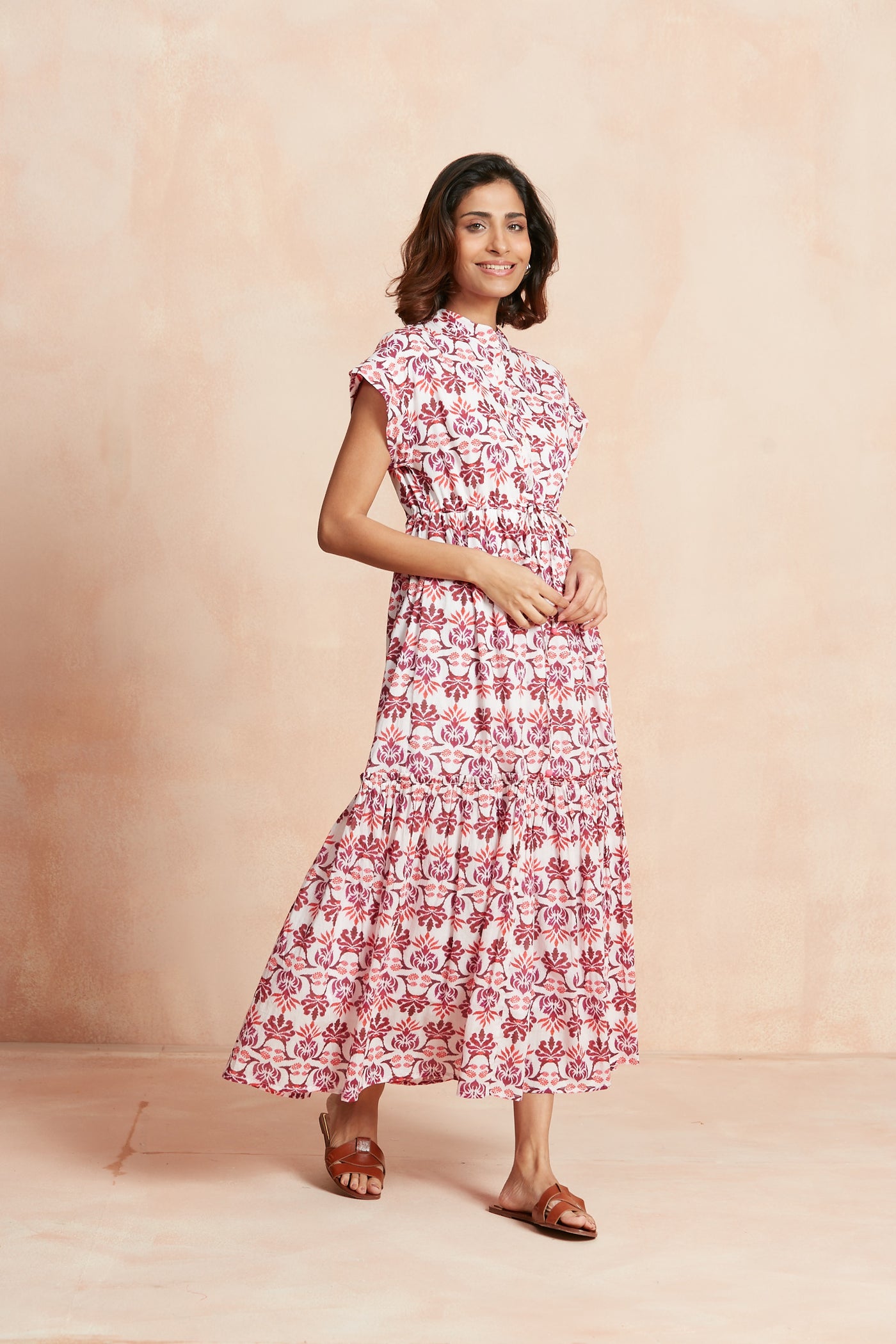 MUMI MIDI DRESS TERESINIA PINK
