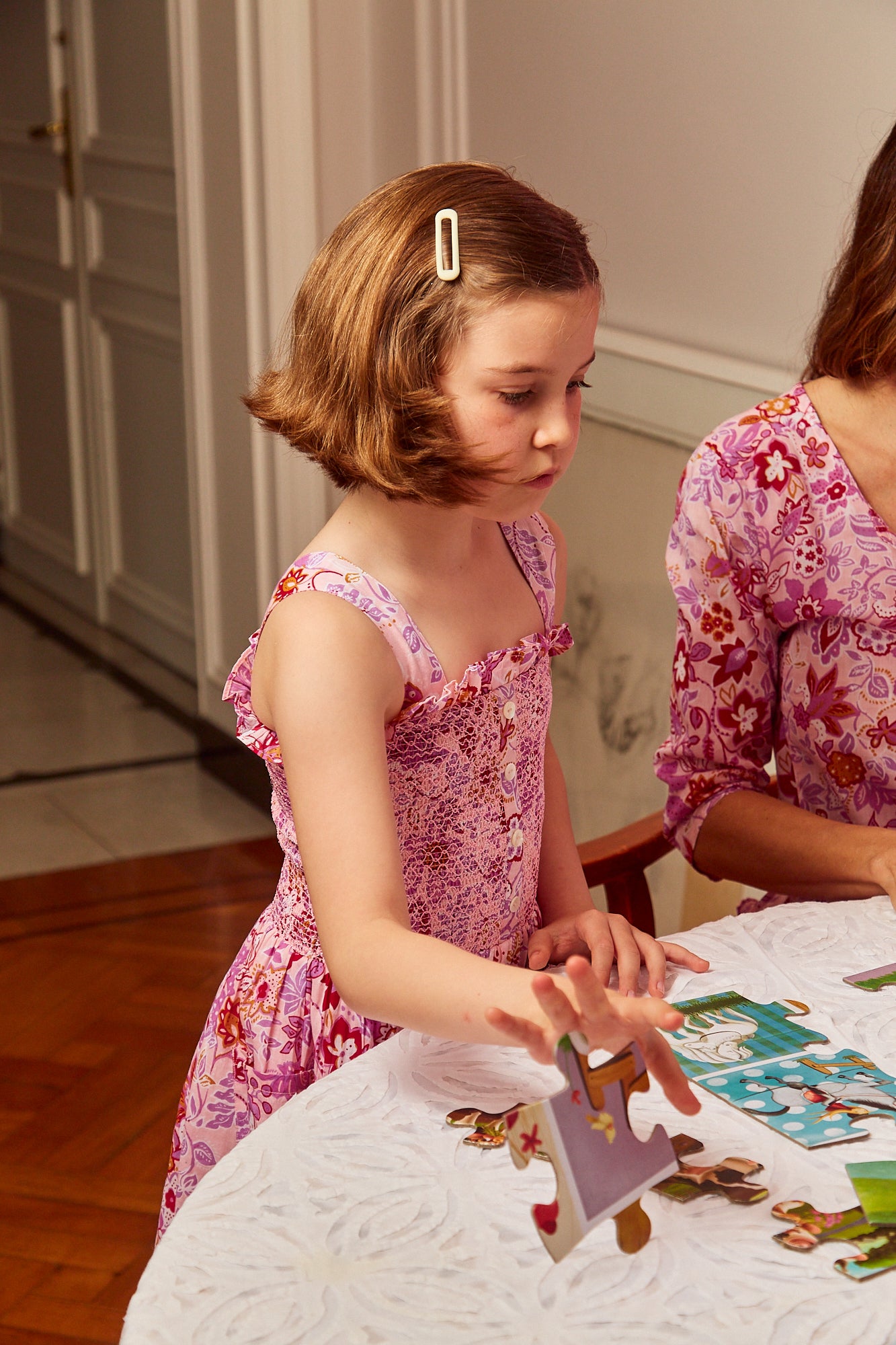 POLLY GIRLS DRESS PALERMO PINK