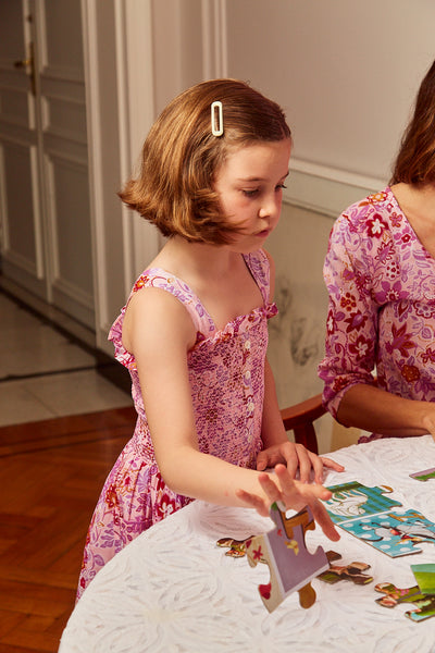POLLY GIRLS DRESS PALERMO PINK