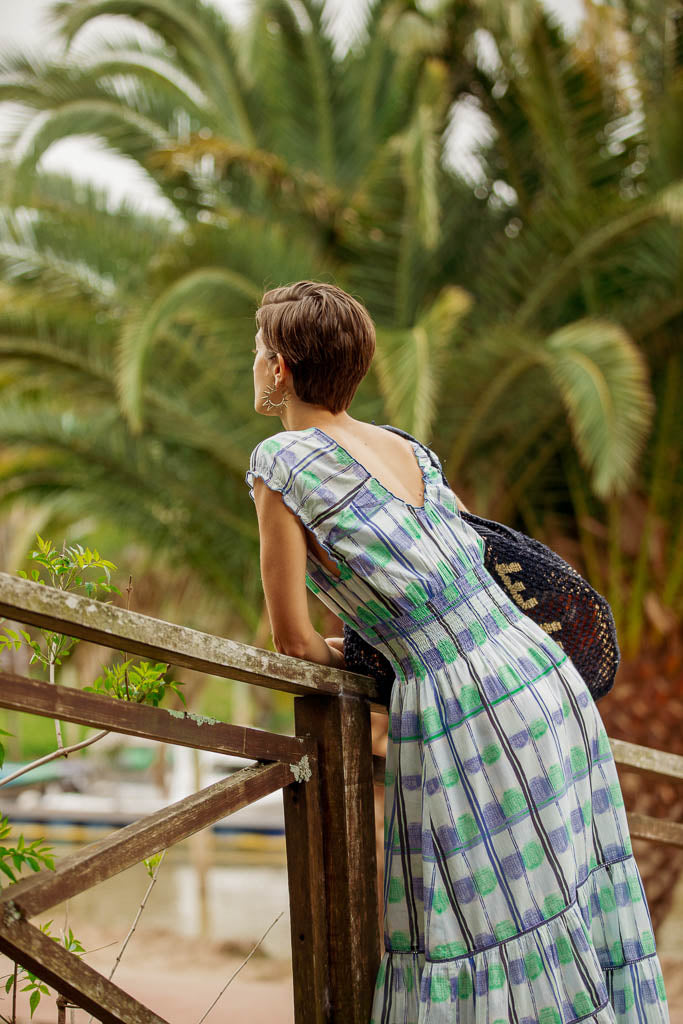 HILDA MIDI DRESS MAPUSA BLUE