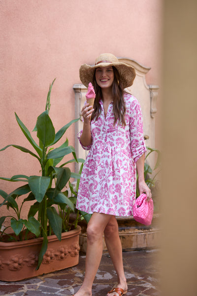 DEAUVILLE SHORT DRESS ST REMY PINK