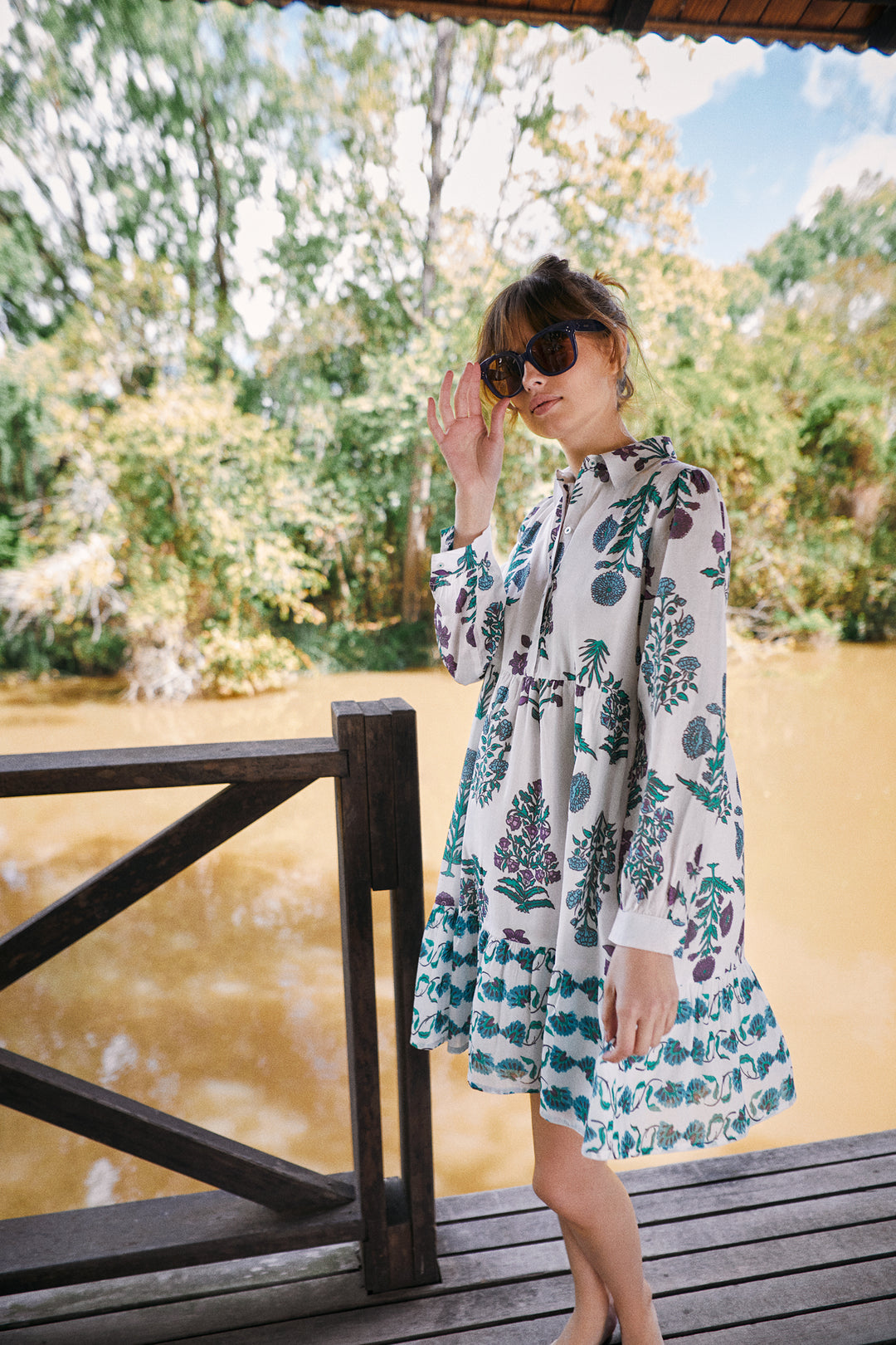 ROMY SHORT DRESS OLYMPIA VIOLET – Ros-Garden