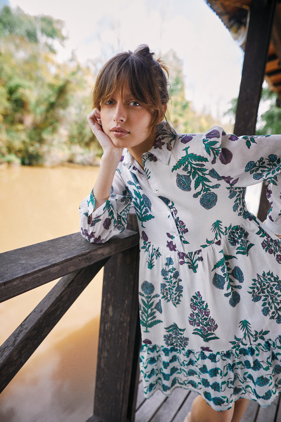 ROMY SHORT DRESS OLYMPIA VIOLET – Ros-Garden