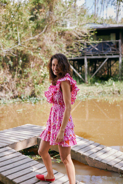 DANTE SHORT DRESS OAHU PINK