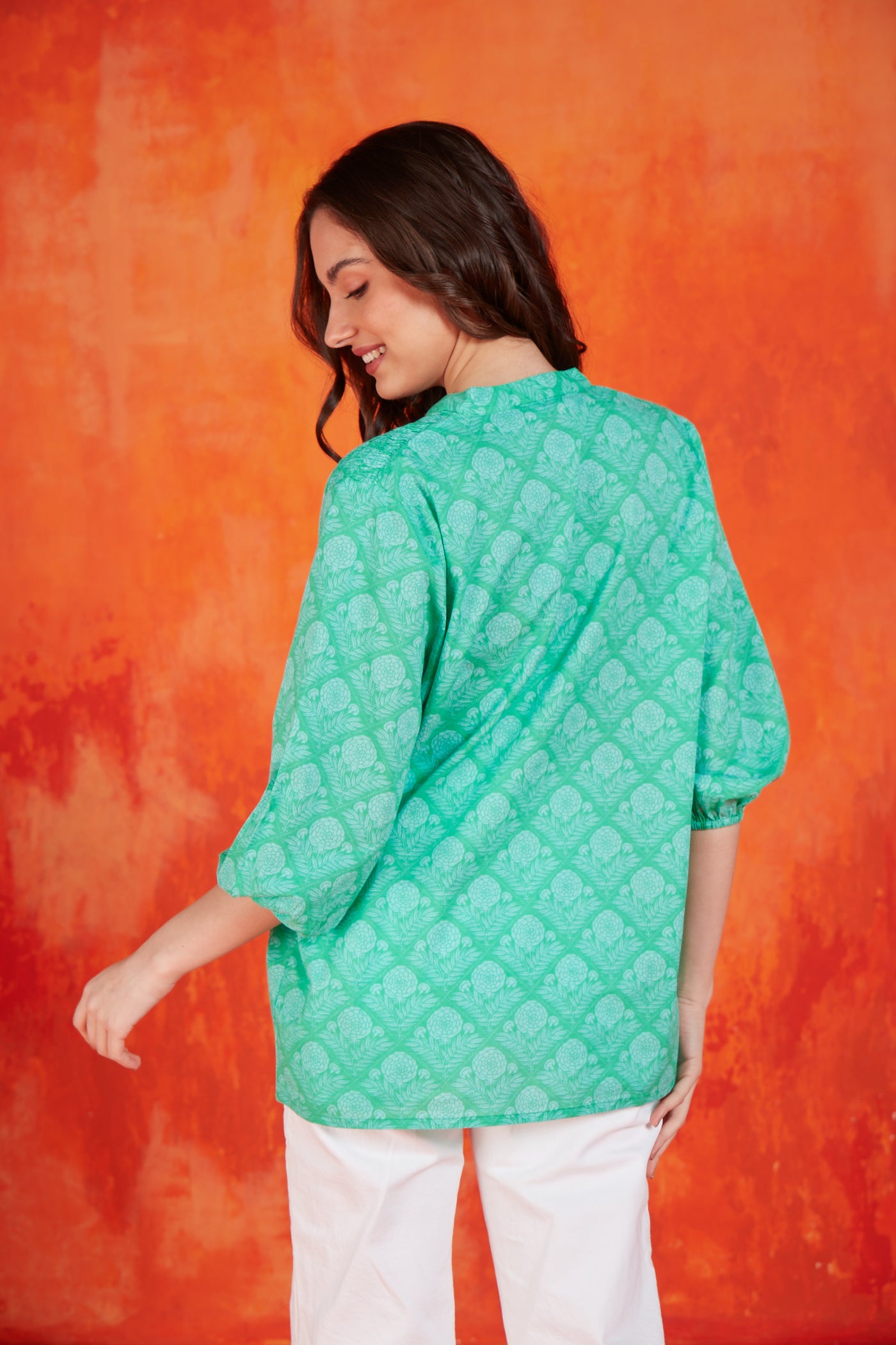 MARCIA TOP LAUREN GREEN