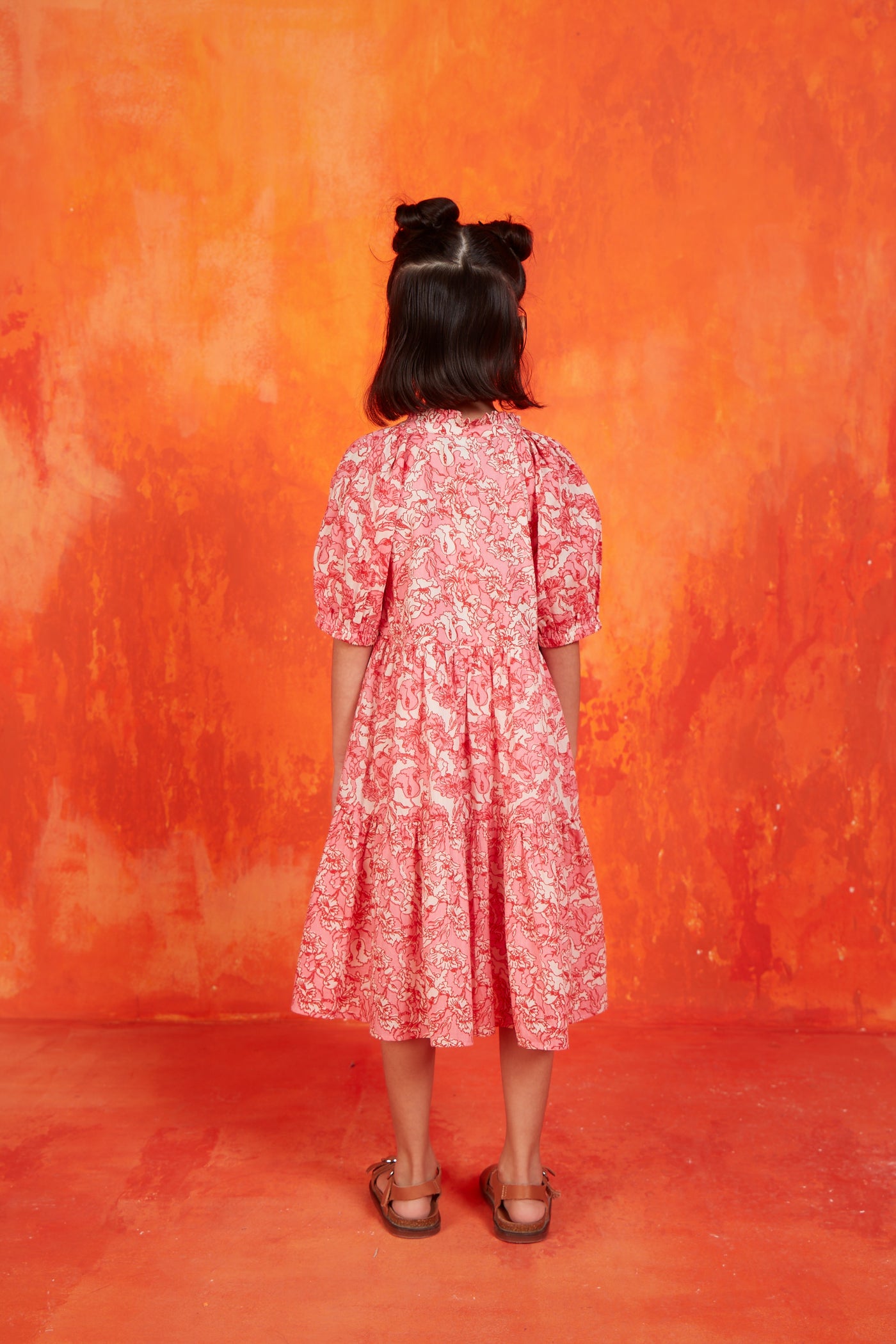 PERRY GIRLS DRESS DRESDEN  PINK