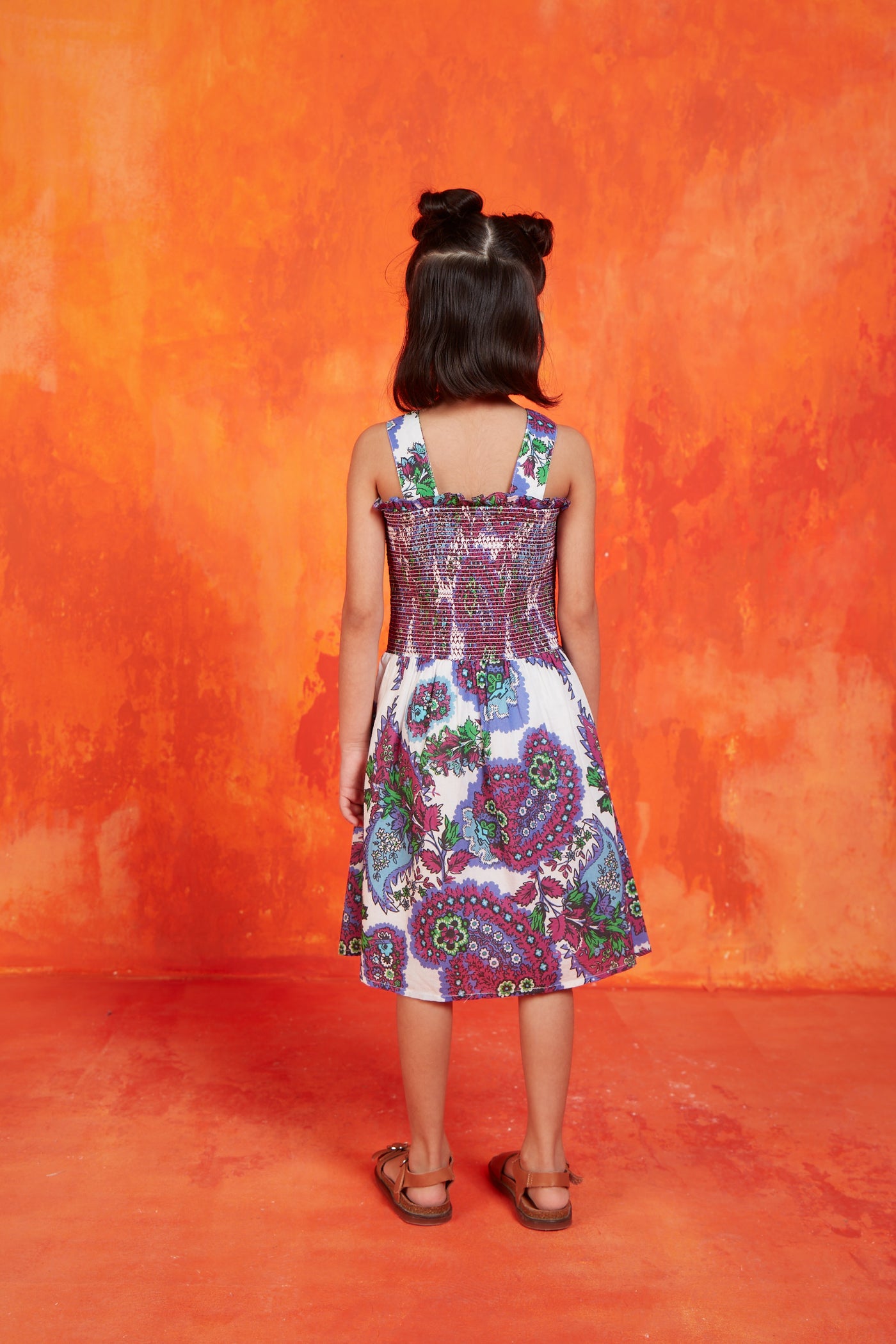 POLLY GIRLS DRESS LUCINDA VIOLET
