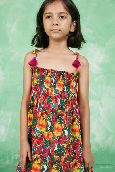 MAINE GIRLS DRESS UATULCO MULTI