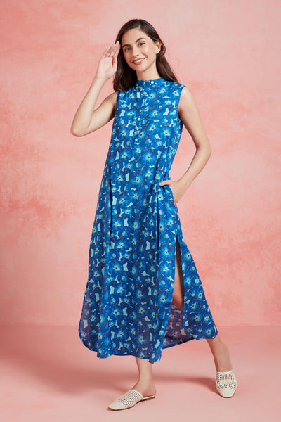 DEVINA DRESS JACINTA BLUE