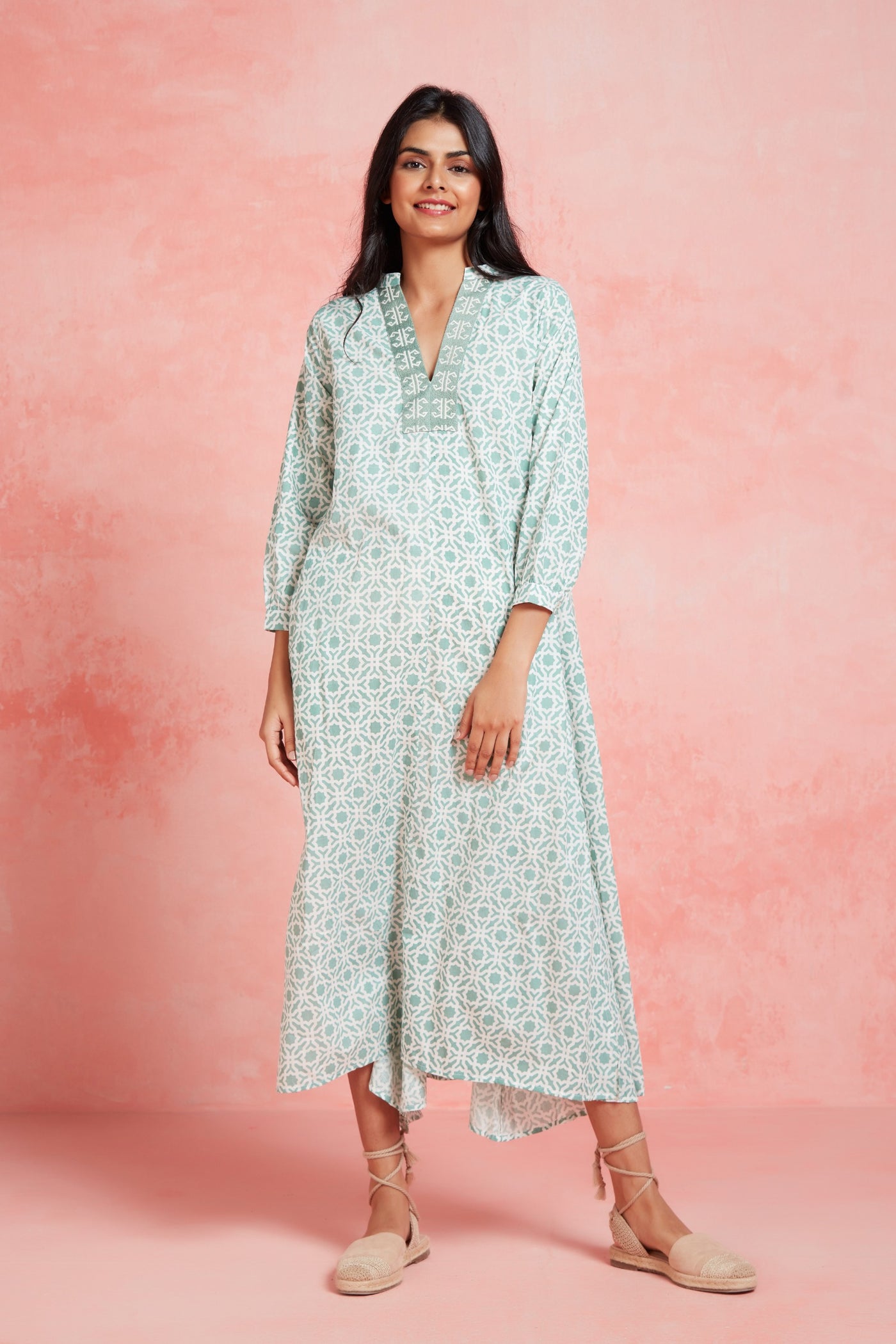 DESTINY DRESS JOAN GREEN
