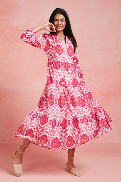 RIO MAXI DRESS JUNE MAGENTA