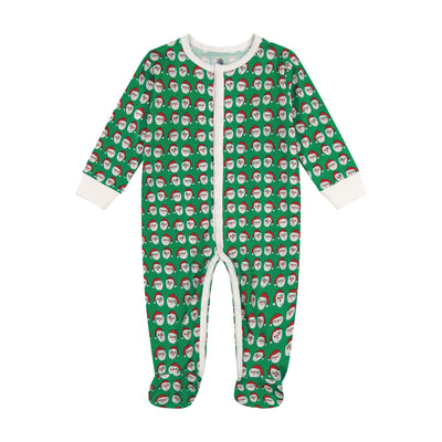 CASEY INFANT PAJAMA SUIT HO HO HO FOREST