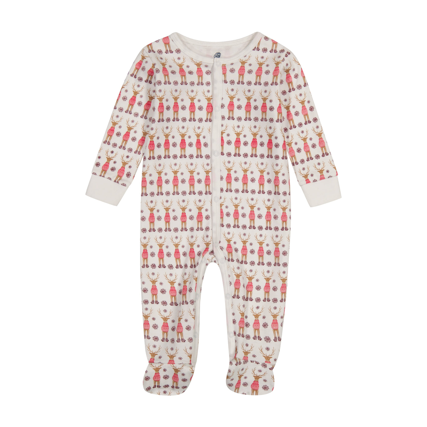 CASEY INFANT PAJAMA SUIT OH DEER HOLLY