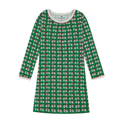 PENNY GIRL'S LOUNGE DRESS HO HO HO FOREST