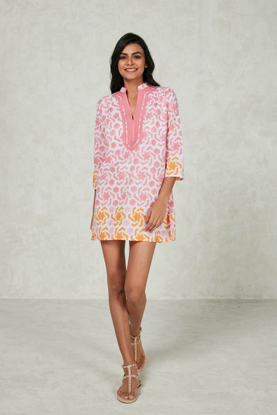 TOKYO SHORT TUNIC OSTIA PINK