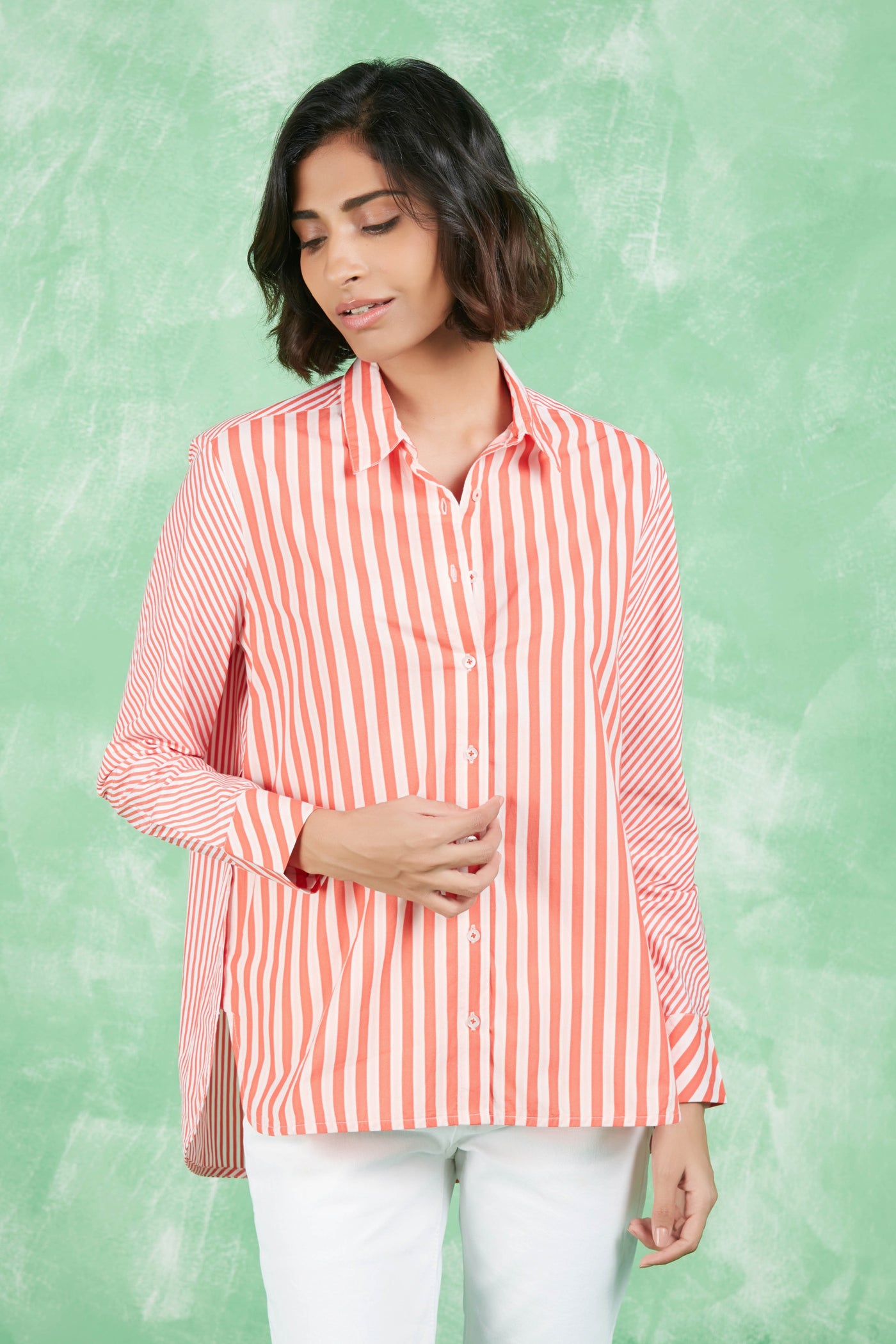 NATAL SHIRT STRIPES RED