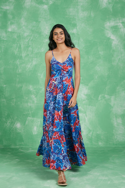 TATIANA MAXI DRESS BIKANER BLUE