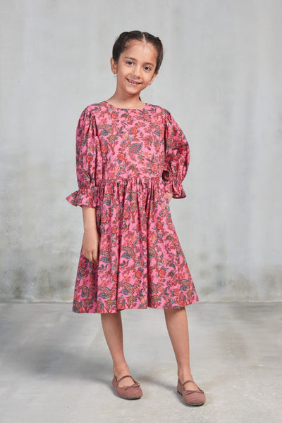 INDONESIA GIRLS DRESS OCCITANE PINK