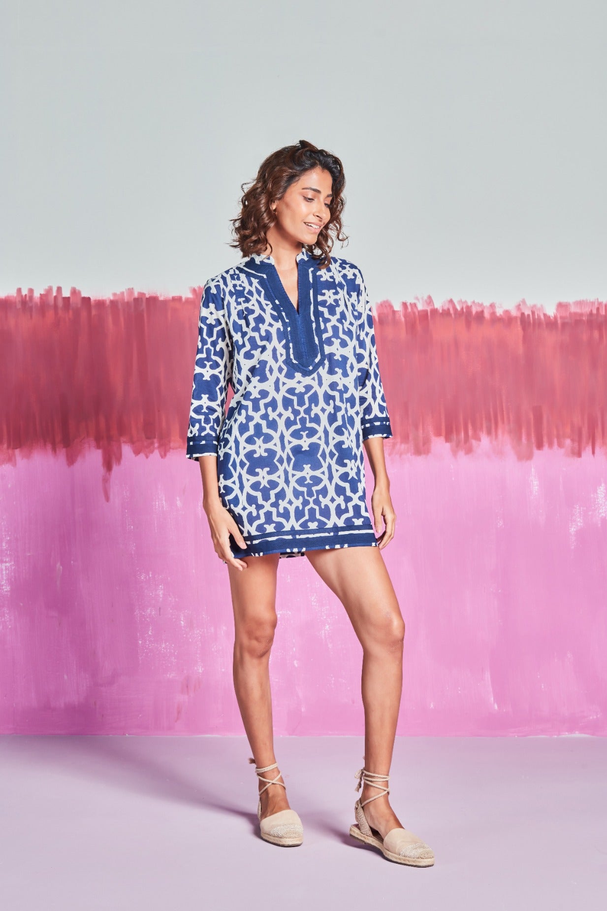 TOKYO SHORT KURTA CHIA NAVY