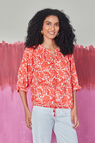 HAVANA TOP HIBISCUS RED