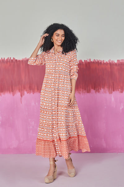 JINETTE MAXI DRESS CALI RED