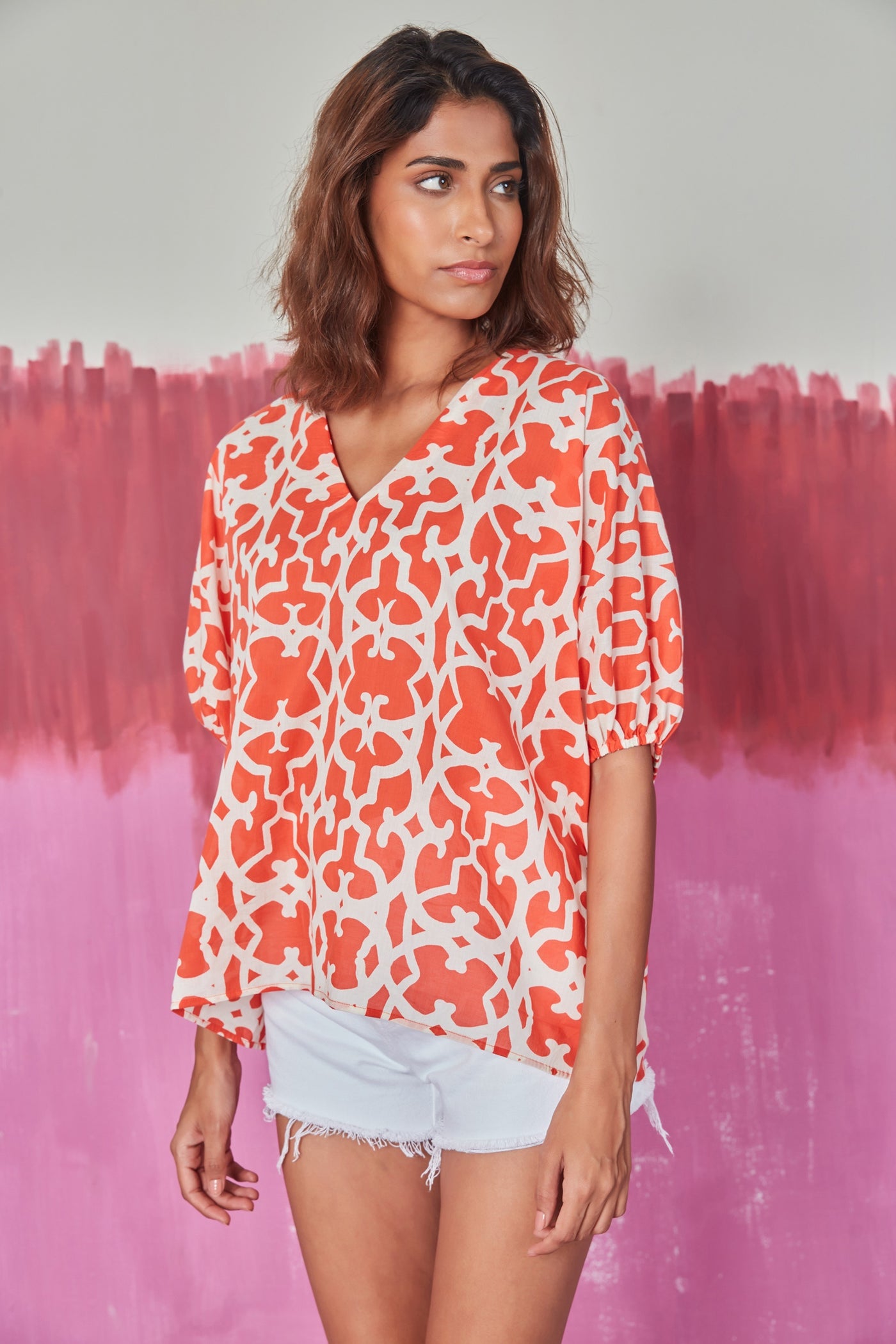NANCY TOP CHIA RED