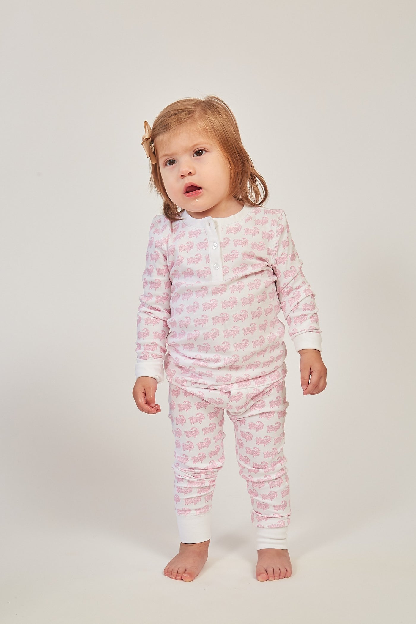 CAMERON KIDS PAJAMA SET  KASH  BABY PINK