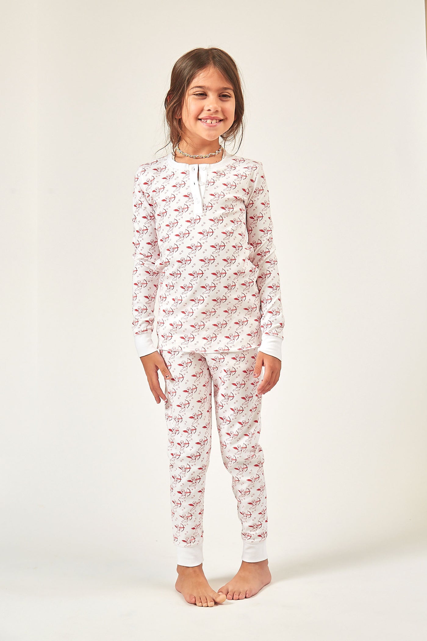 CAMERON KIDS PAJAMA SET CUPID RED