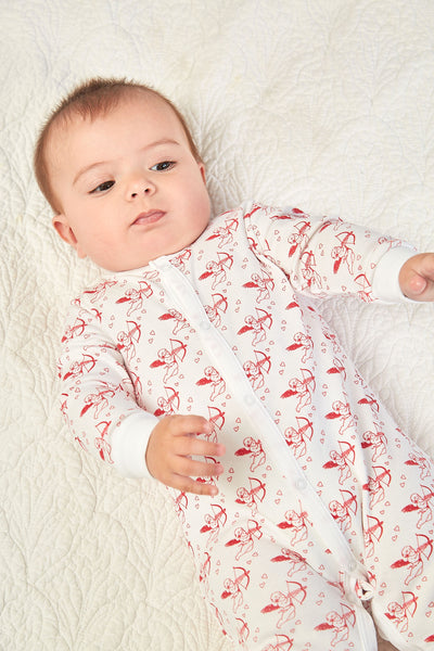 CASEY INFANT PAJAMA SUIT CUPID RED