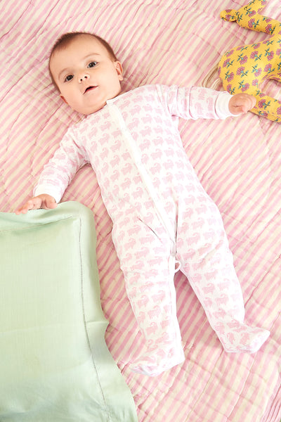 CASEY INFANT PAJAMA SUIT  KASH  BABY PINK