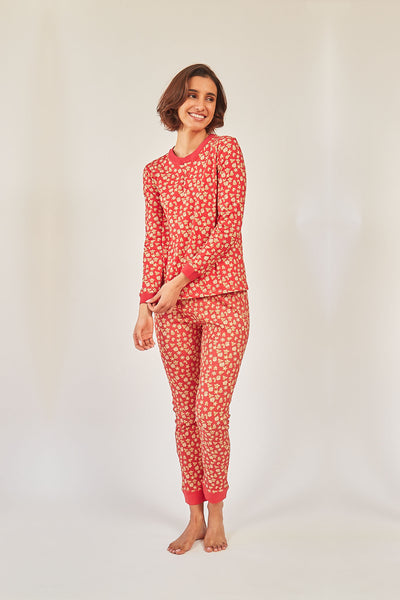 PIPPA WOMEN'S PAJAMA SET GINGER  RUBY