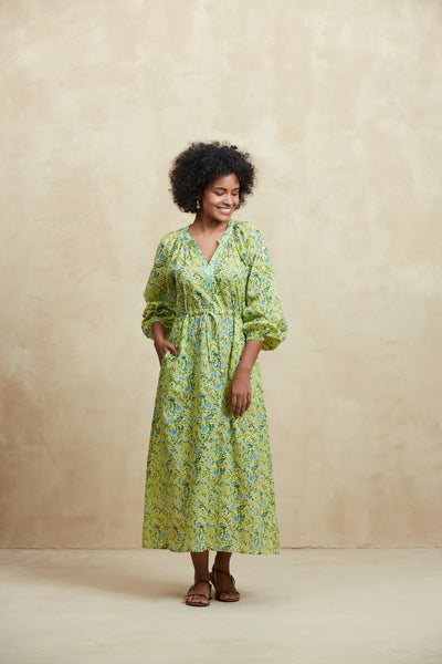 AMALFI MAXI DRESS CEZANNE YELLOW