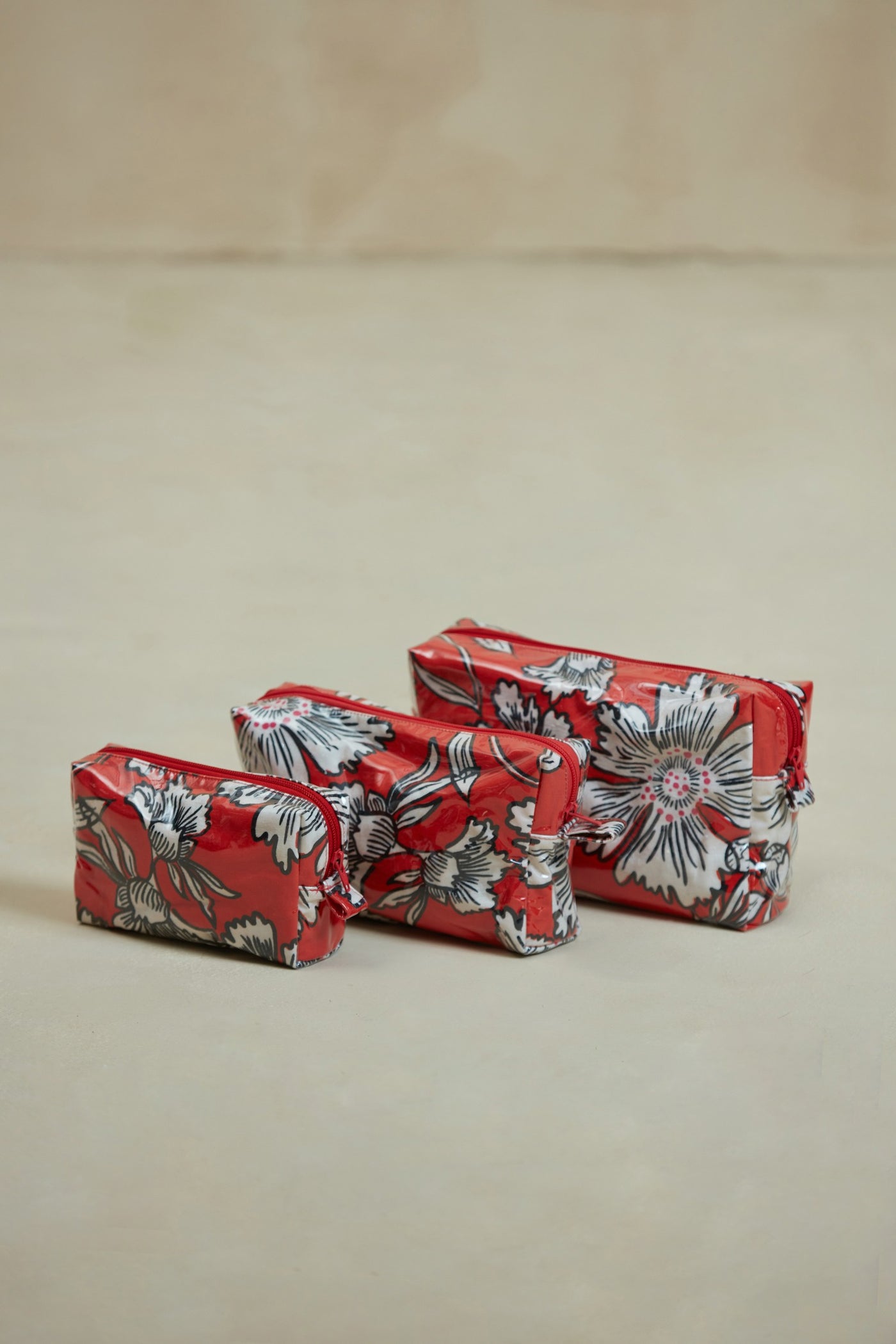 GOGO COSMETIC BAG TRAPANI RED