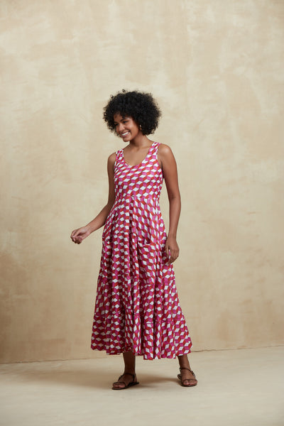 CAIRO MAXI DRESS ETNA PINK
