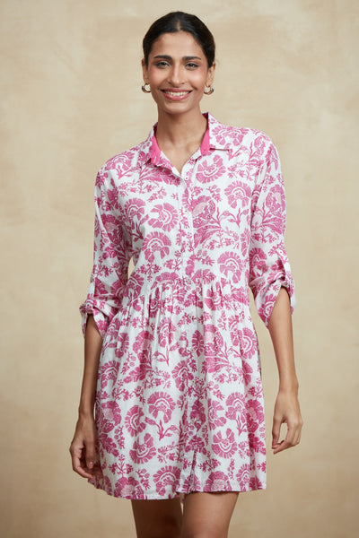 DEAUVILLE SHORT DRESS ST REMY PINK