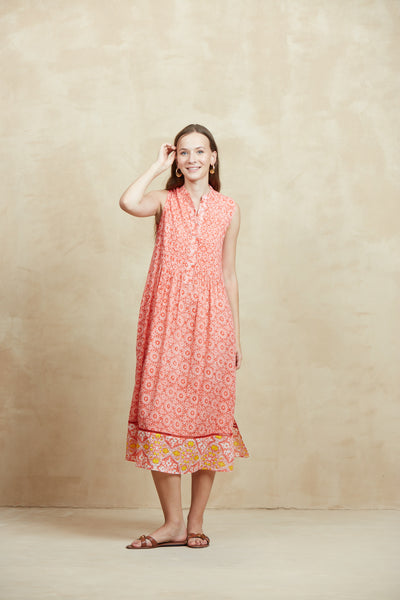 CATALINA MIDI DRESS FRANCA RED