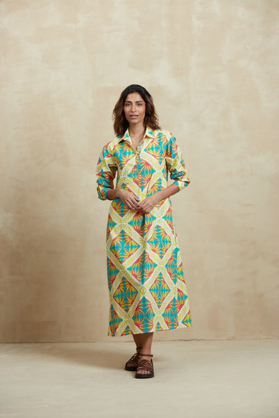 BRUSSELS LONG KURTA SICILY YELLOW