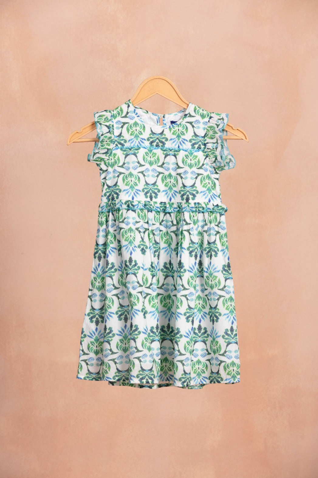 NICOLE GIRLS DRESS TERESINIA GREEN