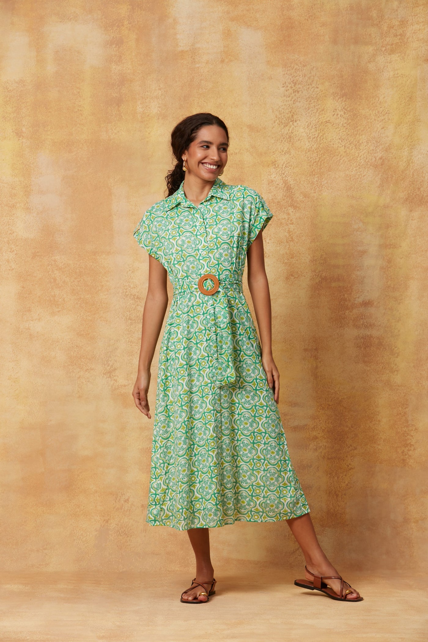 CATHERINE MAXI DRESS NADIA GREEN